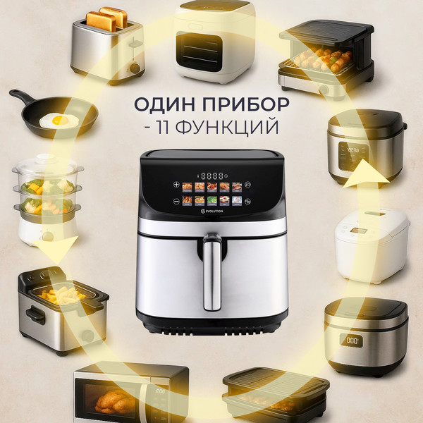 Изображение товара Аэрогриль Evolution AIRO 9600TW