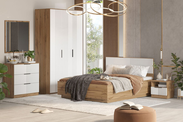 Изображение товара Комод Речицадрев Адель Р396.03 (дуб вотан SWN/пудра)