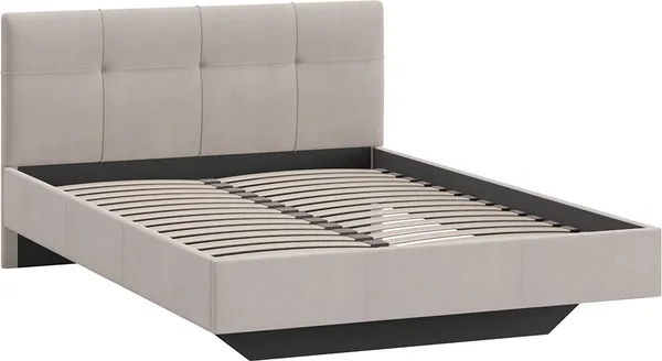 Изображение товара Полуторная кровать ТриЯ Элис с мягкой обивкой Тип 1 140x200 Исп.2 (велюр ultra cashmere)