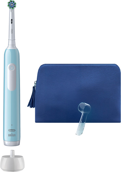 Изображение товара Электрическая зубная щетка Oral-B CrosAct Pro 1 500 D305.513.3 (с колпачком и косметичкой)