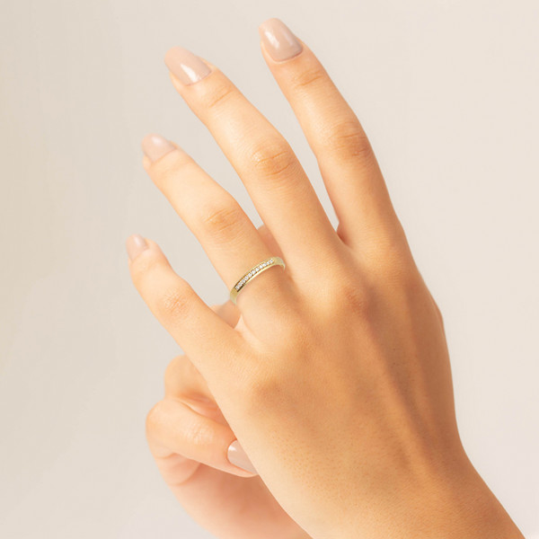 Изображение товара Кольцо из красного золота Кристалл CB34000226773 (р.16.5, с бриллиантами)