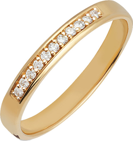 Изображение товара Кольцо из красного золота Кристалл CB34000226773 (р.16.5, с бриллиантами)