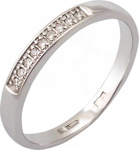 Изображение товара Кольцо из белого золота Кристалл CB61300226773 (р.16.5,  с бриллиантами)