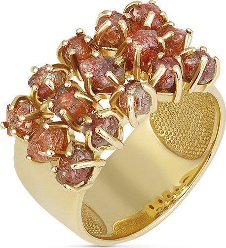 Изображение товара Кольцо из желтого золота Кристалл CJ24700226773 (р.17.5, с алмазами)