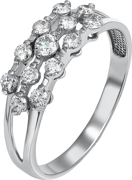 Изображение товара Кольцо из белого золота Кристалл CP19100226773 (р.17, с бриллиантами)