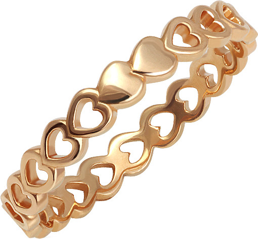 Изображение товара Кольцо из красного золота Кристалл CJ29300226773 (р.16.5)