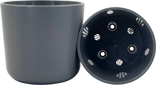 Изображение товара Кашпо Liveingreen Лион 17 (3л, серый муссон)