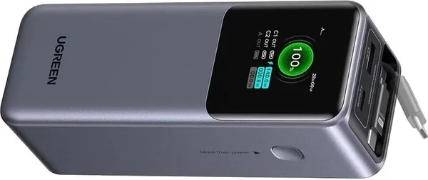 Изображение товара Портативное зарядное устройство Ugreen PB726 / 55987B (серый космос)