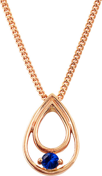 Изображение товара Колье из красного золота Кристалл CK79800226773 (40см, с сапфиром)