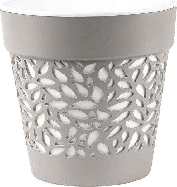 Изображение товара Кашпо La Decoro Блоссом (3.5л, серый жемчуг/белый)