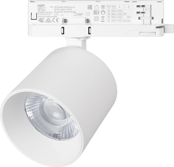 Изображение товара Трековый светильник Arlight LGD-DYKE-4TR-R100-36W Day4000 WH 50 deg / 052291