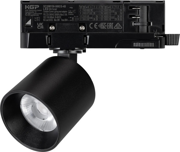 Изображение товара Трековый светильник Arlight LGD-DYKE-4TR-R60-8W Day4000 BK 50 deg / 052275