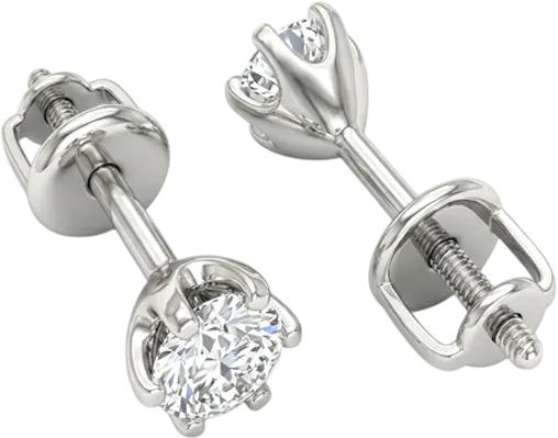 Изображение товара Серьги из белого золота Кристалл CA31700226773 (с бриллиантами)