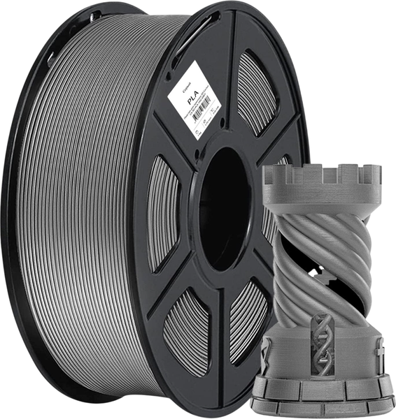 Изображение товара Пластик для 3D-печати Cactus CS-3D-PLA-1KG-GREY