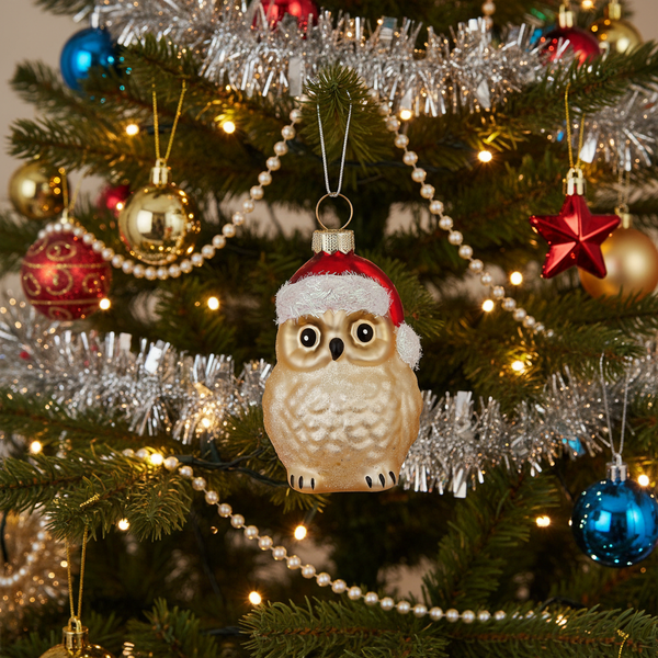 Изображение товара Елочная игрушка Inge's Christmas Figural Glass Ornaments Совенок / 65040H120