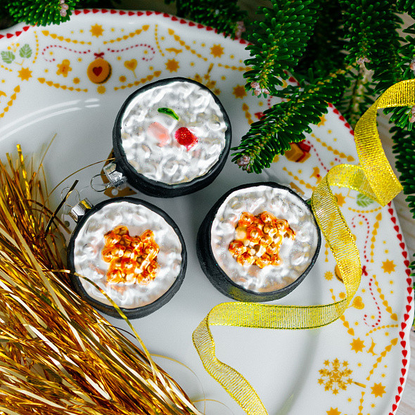 Изображение товара Елочная игрушка Inge's Christmas Figural Glass Ornaments Суши / 64822H120