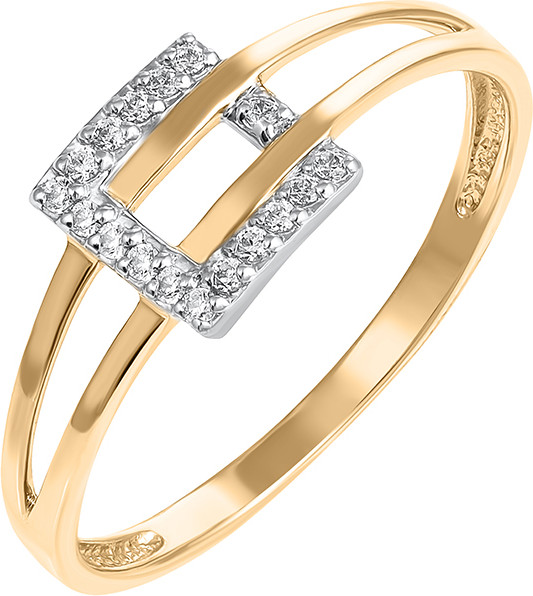 Изображение товара Кольцо из красного золота Кристалл CP05500226773 (р.19, с фианитами)