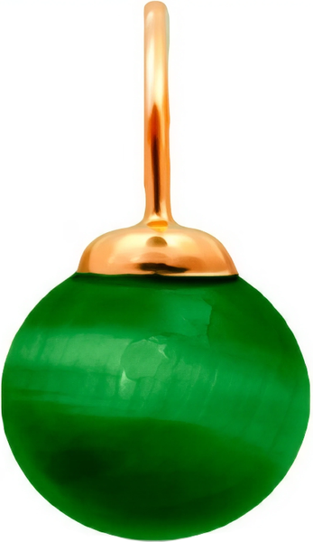 Изображение товара Подвеска из красного золота Кристалл CH79900226773 (с малахитом)