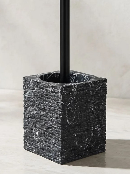 Изображение товара Ершик для унитаза Perfecto Linea Stonewave / 35-130804 (черный)