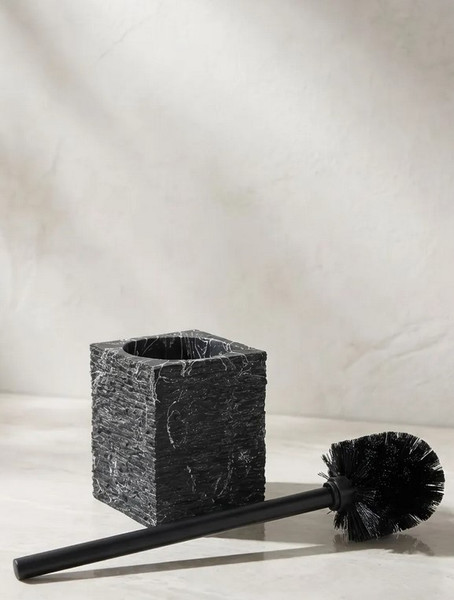 Изображение товара Ершик для унитаза Perfecto Linea Stonewave / 35-130804 (черный)