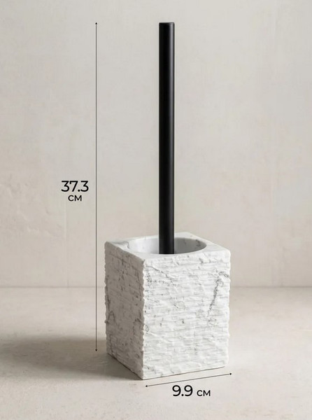 Изображение товара Ершик для унитаза Perfecto Linea Stonewave / 35-130814 (белый)