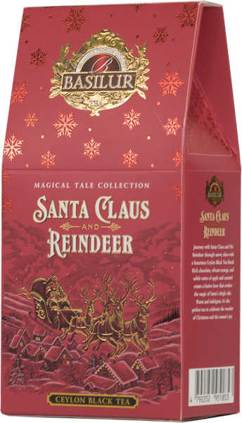 Изображение товара Чай листовой Basilur Волшебная сказка Санта Клаус и северный олень (75г)
