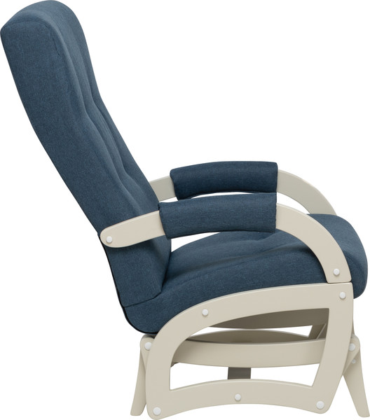 Изображение товара Кресло-маятник Импэкс Leset Тея (слоновая кость/ткань Savana Plus Denim синий)