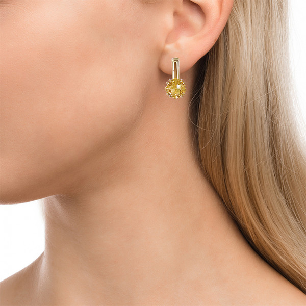 Изображение товара Серьги из красного золота Кристалл CL00700226773 (с аметистами)