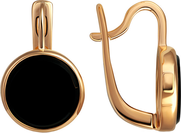 Изображение товара Серьги из красного золота Кристалл CM50800226773 (с агатом)