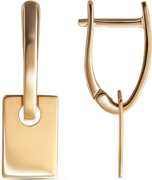 Изображение товара Серьги из красного золота Кристалл CM61700226773