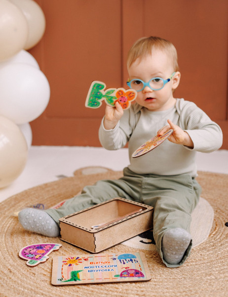 Изображение товара Развивающий игровой набор Bizitoys Шнуровка / 2114.01