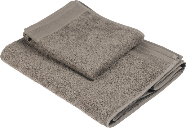 Изображение товара Набор полотенец Lilia Бордюр Махра 50x100/70x140 470г (2шт, темно-серый)