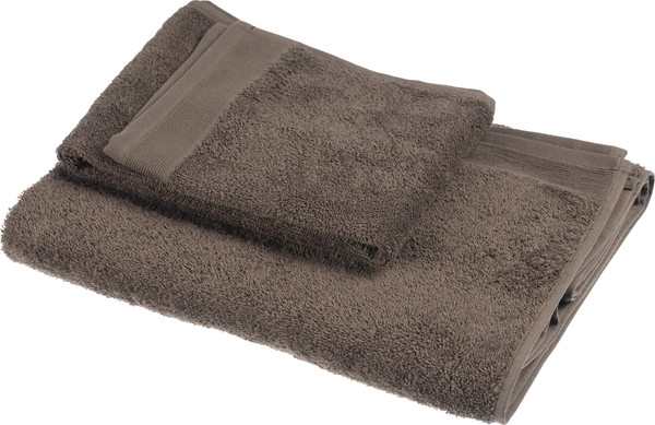 Изображение товара Набор полотенец Lilia Бордюр Махра 40x70/100x150 400г (2шт, бронзовый)