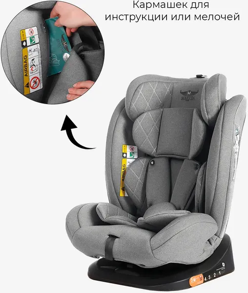 Изображение товара Автокресло Martin Noir Discovery I-Size (Silver Comet)