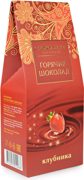 Изображение товара Горячий шоколад Chokodelika Клубника белый (50г)