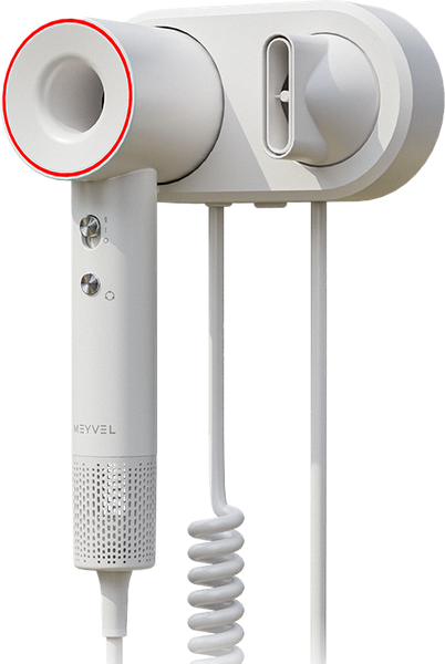 Изображение товара Фен настенный Meyvel MF11-1600 (белый)