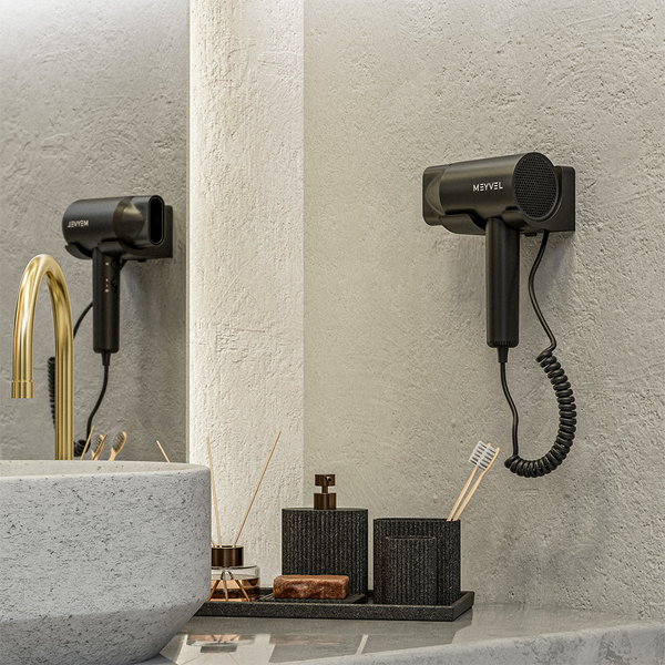 Изображение товара Фен настенный Meyvel MF10-1600 (черный)