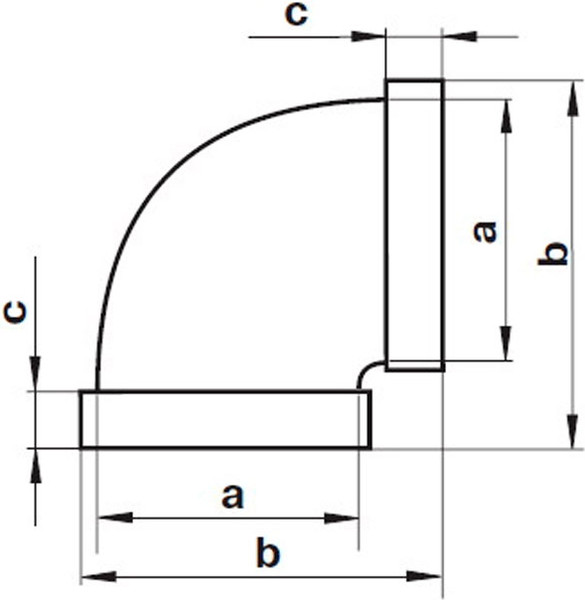 Изображение товара Колено воздуховода Storm 51KGP