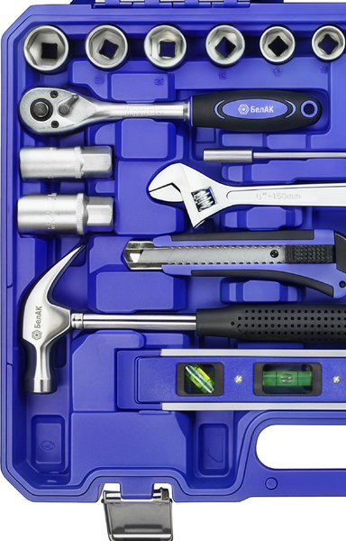 Изображение товара Универсальный набор инструментов БелАК Профи БАК07045  (208 предм.)