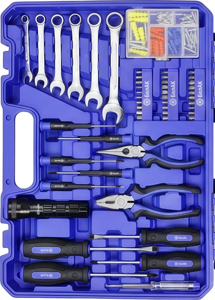 Изображение товара Универсальный набор инструментов БелАК Профи БАК07045  (208 предм.)