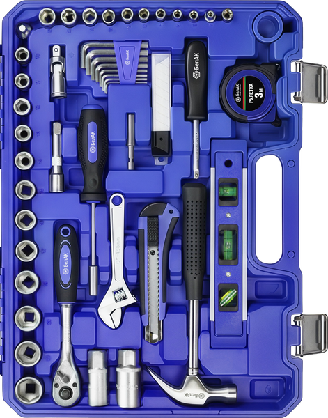 Изображение товара Универсальный набор инструментов БелАК Профи БАК07045  (208 предм.)