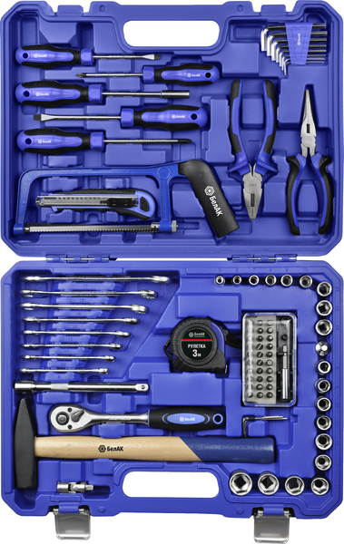 Изображение товара Универсальный набор инструментов БелАК Профи БАК07049 (89 предм.)