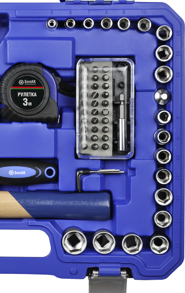 Изображение товара Универсальный набор инструментов БелАК Профи БАК07049 (89 предм.)