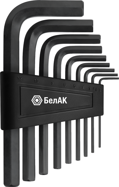 Изображение товара Набор ключей БелАК БАК07054 (9 предметов)