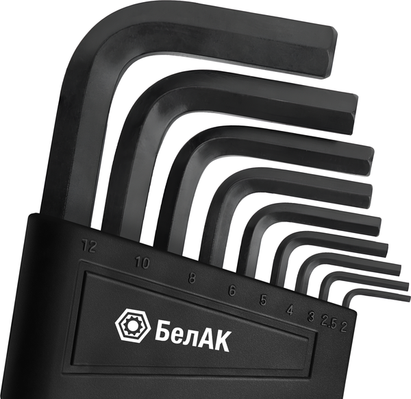 Изображение товара Набор ключей БелАК БАК07054 (9 предметов)
