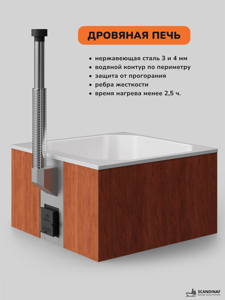 Изображение товара Купель SCANDINAF Thermal 200RW