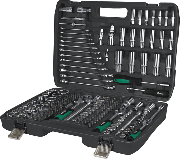 Изображение товара Универсальный набор инструментов БелАК Хром БАК07074 (216 предметов)