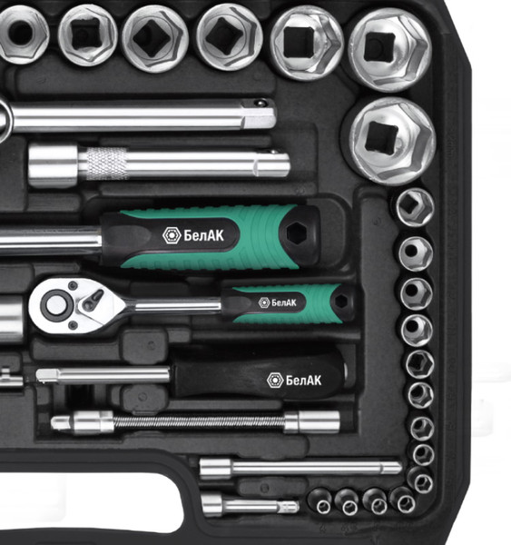 Изображение товара Универсальный набор инструментов БелАК Хром БАК07076 (94 предметов)