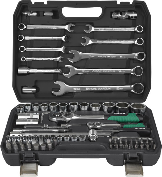 Изображение товара Универсальный набор инструментов БелАК Хром БАК07077 (82 предметов)