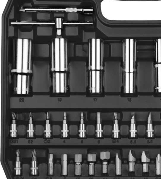 Изображение товара Универсальный набор инструментов БелАК Хром БАК07078 (108 предметов)